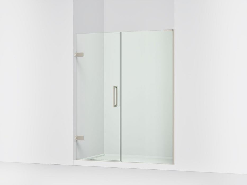 KOHLER K-27618-10L Composed 71-3/4" H pivot shower door with 3/8"-thick glass
