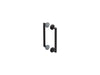 KOHLER K-27679 Components 11" Shower Door Handle, Matte Black - 3/4 view of product