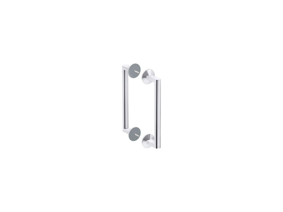 KOHLER K-27679 Components 11" Shower Door Handle, Polished Chrome - 3/4 view of product