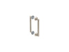 KOHLER K-27679 Components 11" Shower Door Handle, Vibrant Brushed Nickel - 3/4 view of product