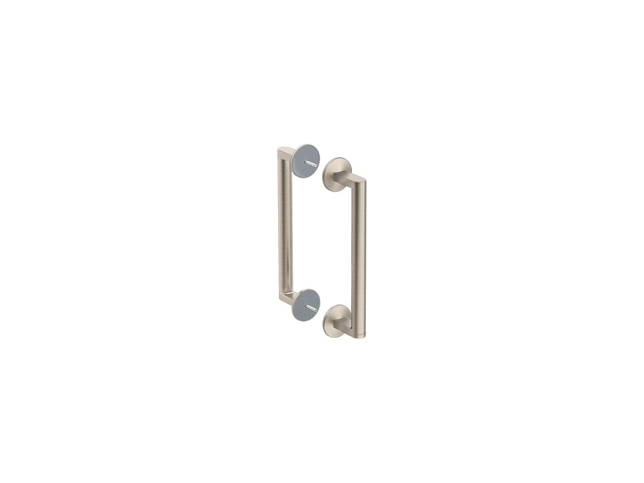 KOHLER K-27679 Components 11" Shower Door Handle, Vibrant Brushed Nickel - 3/4 view of product