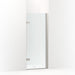KOHLER K-27707-10L Composed 3/8" pivot door glass and hardware, no handle, anodized brushed nickel