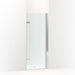 KOHLER K-27707-10L Composed 3/8" pivot door glass and hardware, no handle, bright polished silver