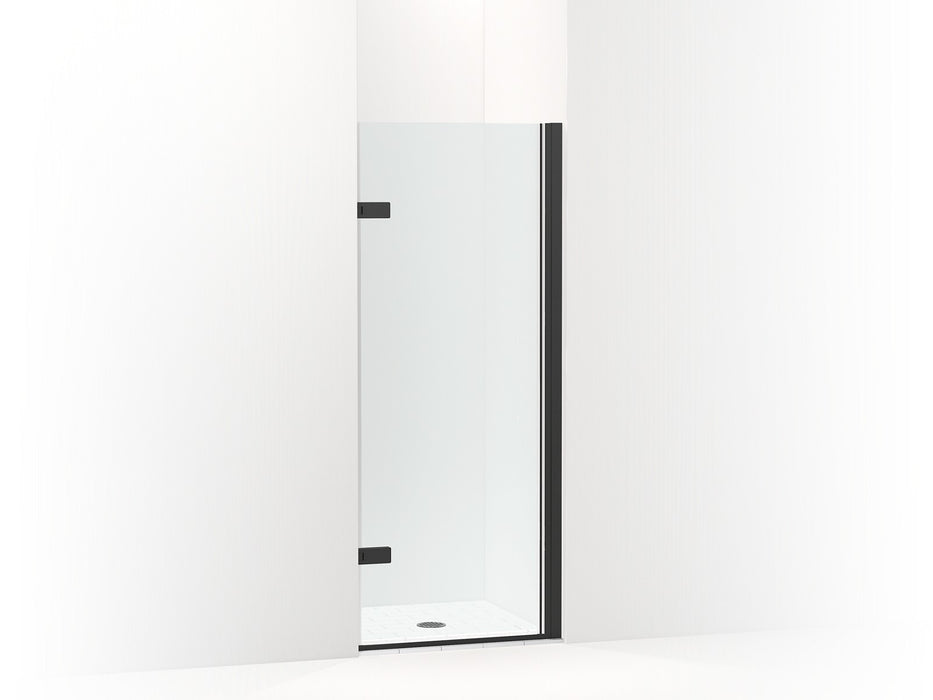 KOHLER K-27707-10L Composed 3/8" pivot door glass and hardware, no handle, matte black