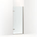 KOHLER K-27708-10L Composed 3/8" pivot door glass and hardware, no handle, anodized brushed nickel
