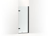 KOHLER K-27708-10L Composed 3/8" pivot door glass and hardware, no handle, matte black