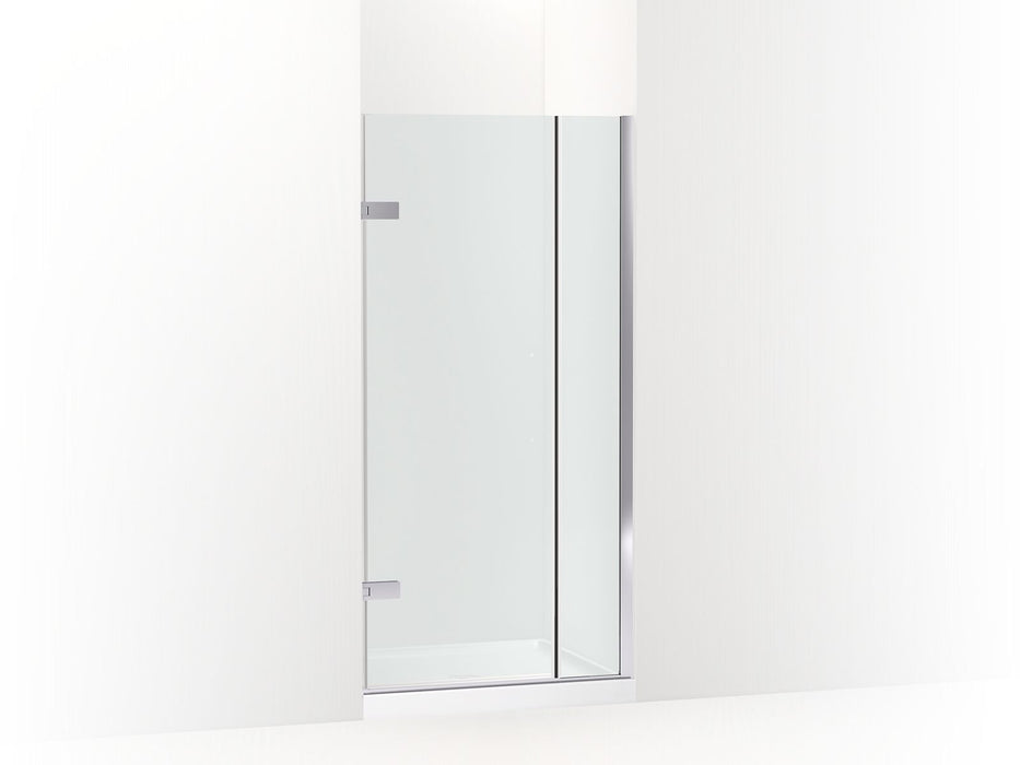 KOHLER K-27709-10L Composed 3/8" pivot door glass and hardware, no handle, bright polished silver