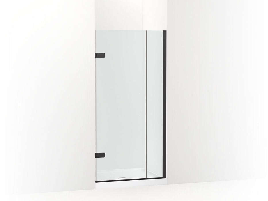 KOHLER K-27709-10L Composed 3/8" pivot door glass and hardware, no handle, matte black