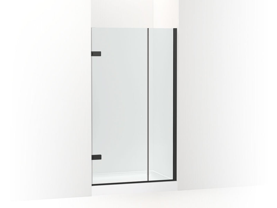 KOHLER K-27710-10L Composed 3/8" pivot door glass and hardware, no handle, matte black