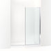 KOHLER K-27716-10L Composed 3/8" fixed panel glass and hardware, bright polished silver