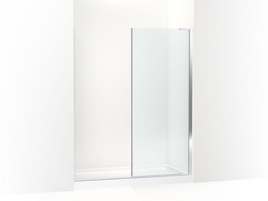 KOHLER K-27716-10L Composed 3/8" fixed panel glass and hardware, bright polished silver