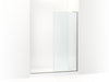 KOHLER K-27717-10L Composed 3/8" fixed panel glass and hardware, anodized brushed nickel