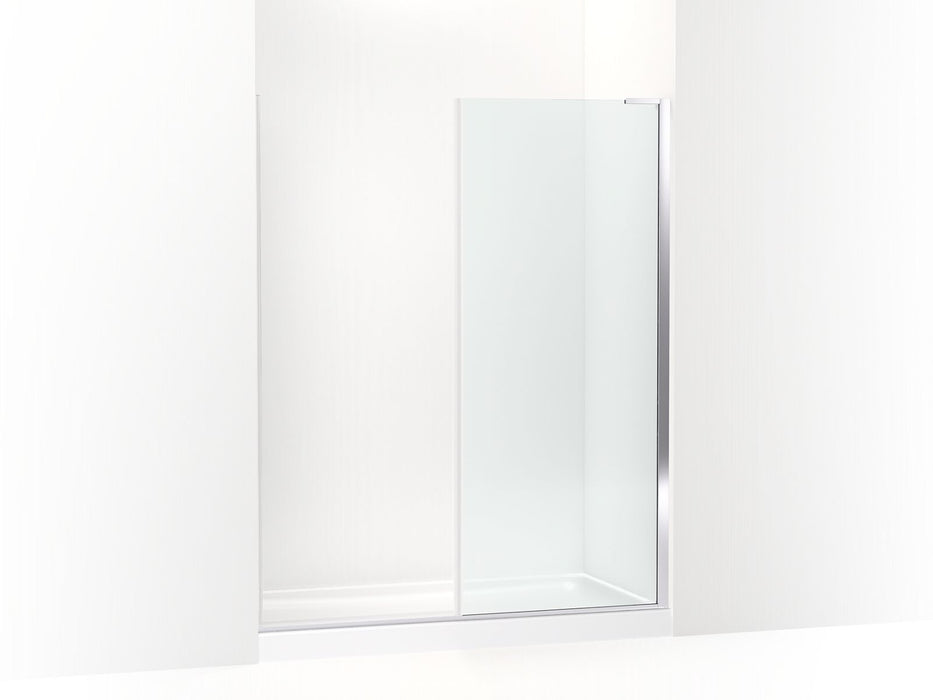 KOHLER K-27717-10L Composed 3/8" fixed panel glass and hardware, bright polished silver
