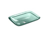 KOHLER K-2773 Inia 20-3/4" rectangular drop-in bathroom sink, no overflow, translucent dew