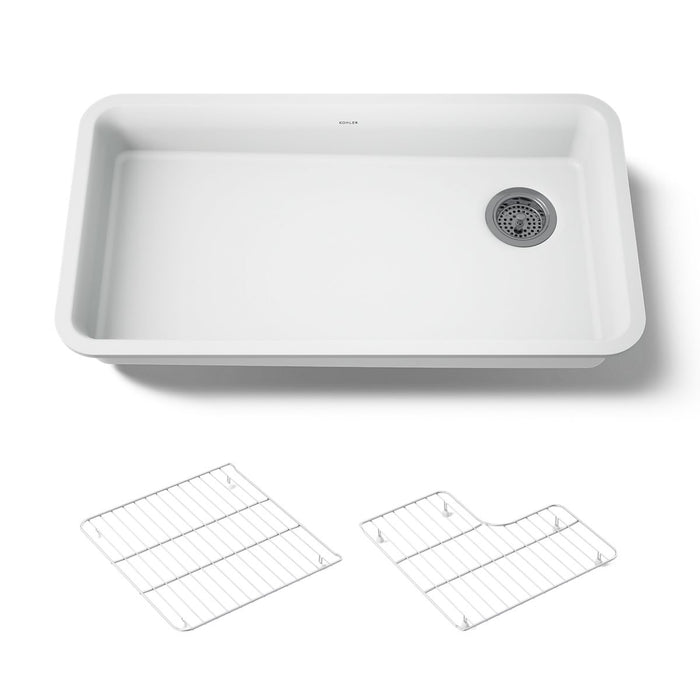 KOHLER K-27785 Cairn 33" undermount single-bowl kitchen sink