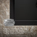 KOHLER K-27786 Cairn Smart Divide 33-1/2" undermount double-bowl kitchen sink, matte black - view 3
