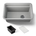 KOHLER K-27787 Cairn 27-1/2" undermount single-bowl utility sink, matte grey - view 5