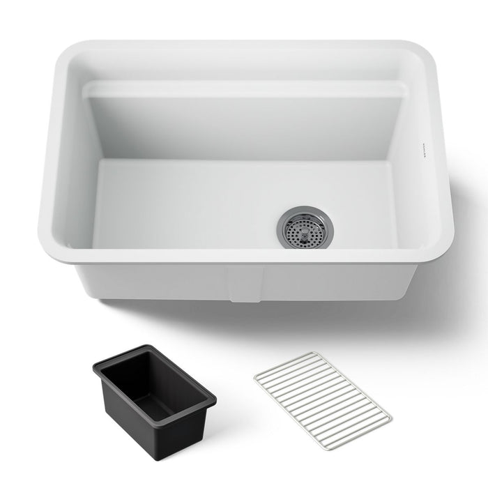 KOHLER K-27787 Cairn 27-1/2" undermount single-bowl utility sink