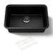 KOHLER K-28000 Cairn 27-1/2" undermount single-bowl kitchen sink, matte black - view 5