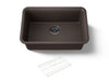 KOHLER K-28000 Cairn 27-1/2" undermount single-bowl kitchen sink, matte brown