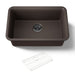 KOHLER K-28000 Cairn 27-1/2" undermount single-bowl kitchen sink, matte brown - view 5
