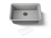 KOHLER K-28000 Cairn 27-1/2" undermount single-bowl kitchen sink, matte grey