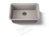 KOHLER K-28000 Cairn 27-1/2" undermount single-bowl kitchen sink, matte taupe