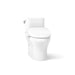 KOHLER K-28020-HC Spacity Hidden cord one-piece compact elongated toilet with skirted trapway, 1.28 gpf, white