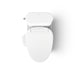 KOHLER K-28020-HC Spacity Hidden cord one-piece compact elongated toilet with skirted trapway, 1.28 gpf, white - view 4