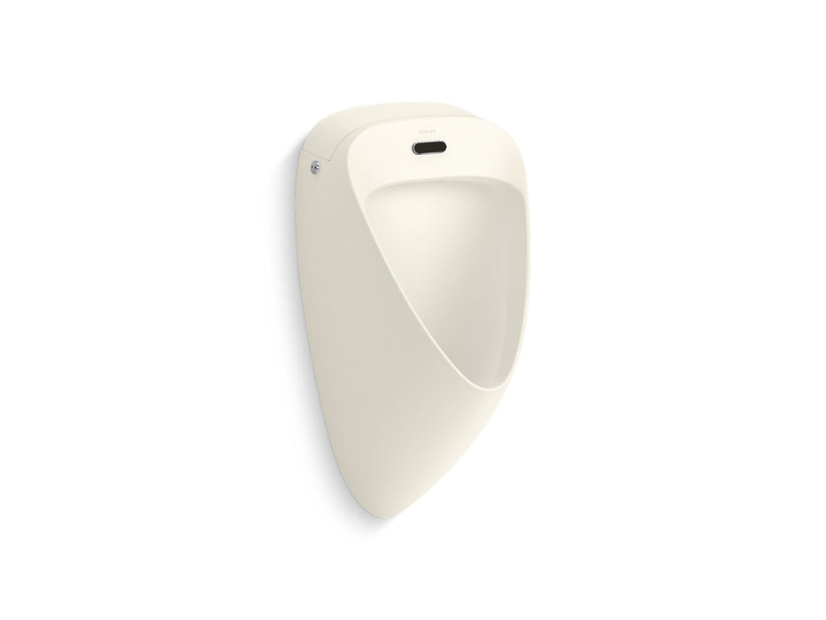 KOHLER K-28082-1DC Tend Washout half-stall 0.125 gpf touchless urinal, rear spud, biscuit