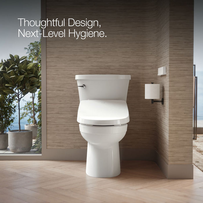 KOHLER K-28118-0 PureWash E815 K-28118 C3 Round-front Bidet Toilet Seat with Remote Control, white - view 5