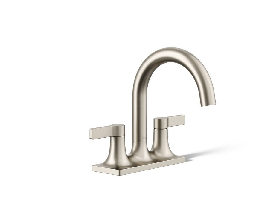 KOHLER K-28124-4 Venza Centerset bathroom sink faucet, 1.2 gpm
