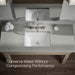 KOHLER K-28125-4K Venza Widespread bathroom sink faucet, 1.0 gpm, vibrant brushed nickel - view 5