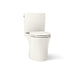 KOHLER K-28161 Veil Two-piece elongated toilet with skirted trapway, 1.28 gpf - Biscuit