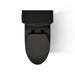 KOHLER K-28161 Veil Two-piece elongated toilet with skirted trapway, 1.28 gpf - Black Black