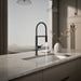 KOHLER K-28267 Components Semi-professional kitchen sink faucet with two-function sprayhead, matte black - view 3