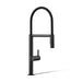 KOHLER K-28267 Components Semi-professional kitchen sink faucet with two-function sprayhead, matte black - view 4