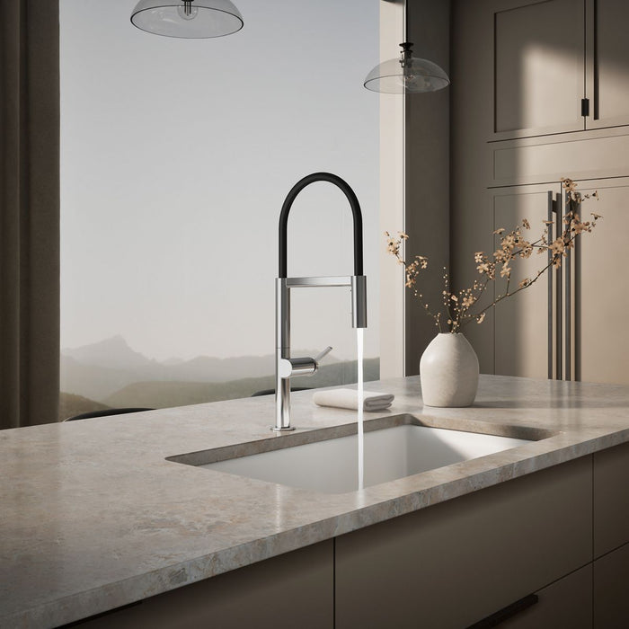 KOHLER K-28267 Components Semi-professional kitchen sink faucet with two-function sprayhead