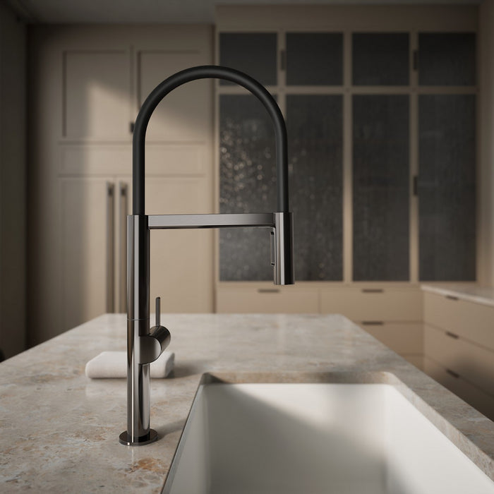 KOHLER K-28267 Components Semi-professional kitchen sink faucet with two-function sprayhead