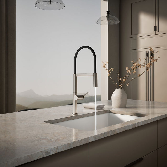 KOHLER K-28267 Components Semi-professional kitchen sink faucet with two-function sprayhead
