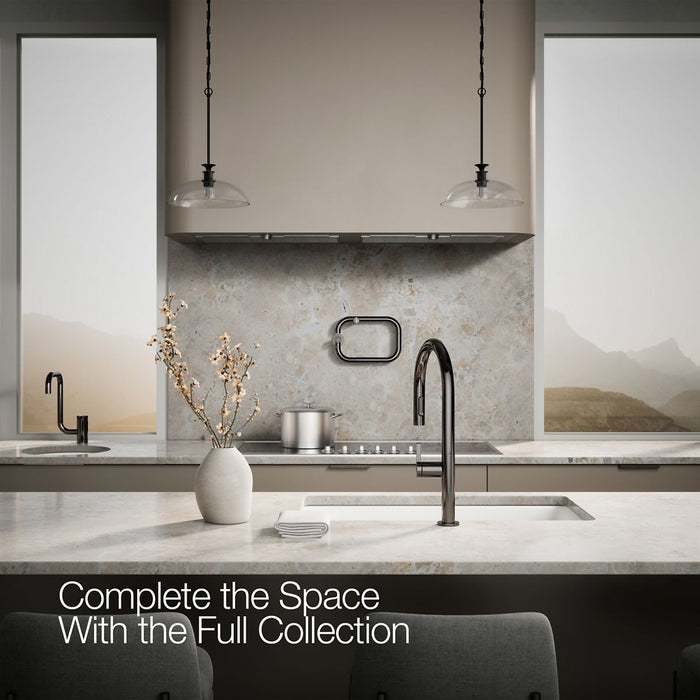 KOHLER K-28268 Components Pull-down kitchen sink faucet with two-function sprayhead