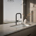 KOHLER K-28269 Components Pull-down kitchen sink faucet with two-function sprayhead, matte black - view 3
