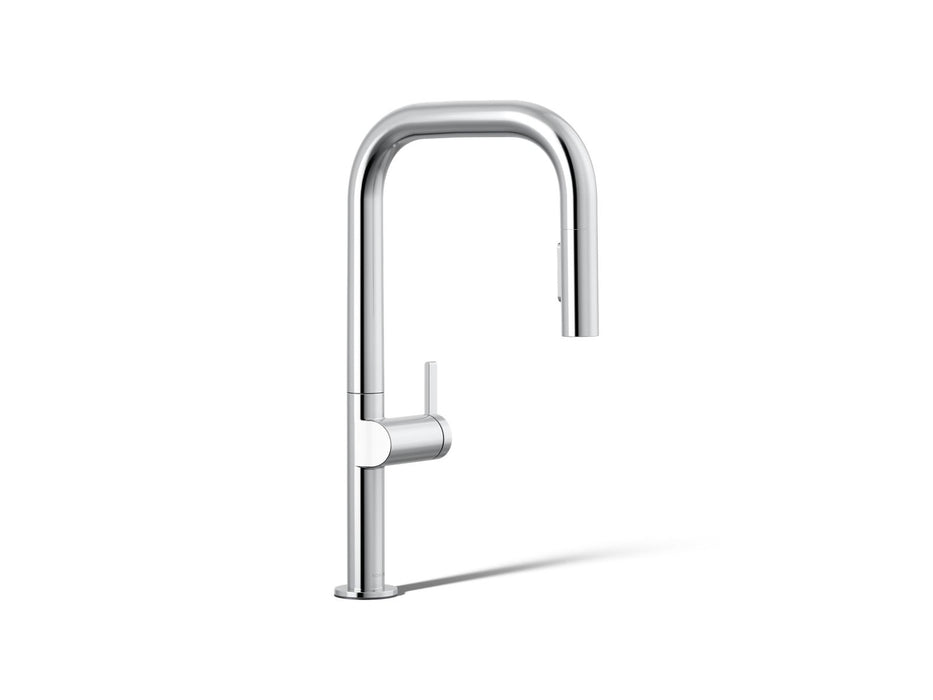 KOHLER K-28269 Components Pull-down kitchen sink faucet with two-function sprayhead
