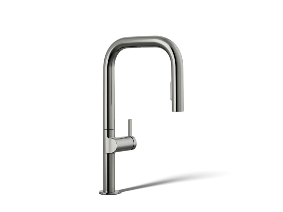 KOHLER K-28271-RT2 Components Touchless pull-down kitchen sink faucet with two-function sprayhead