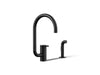 KOHLER K-28272 Components Single-handle kitchen sink faucet with two-function extended-reach spout and side sprayer,...
