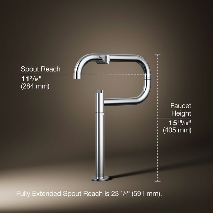 KOHLER K-28275 Components Deck-mount pot filler