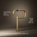 KOHLER K-28275 Components Deck-mount pot filler, vibrant brushed moderne brass - view 4