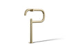 KOHLER K-28275 Components Deck-mount pot filler, vibrant french gold
