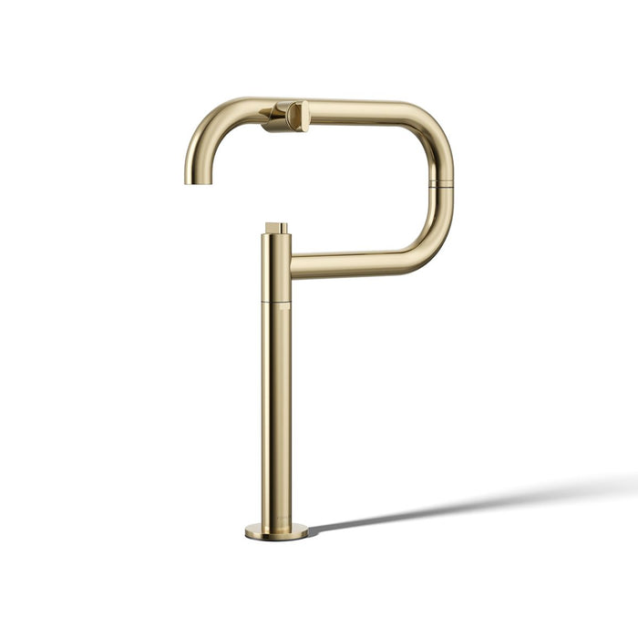 KOHLER K-28275 Components Deck-mount pot filler, vibrant french gold - view 2