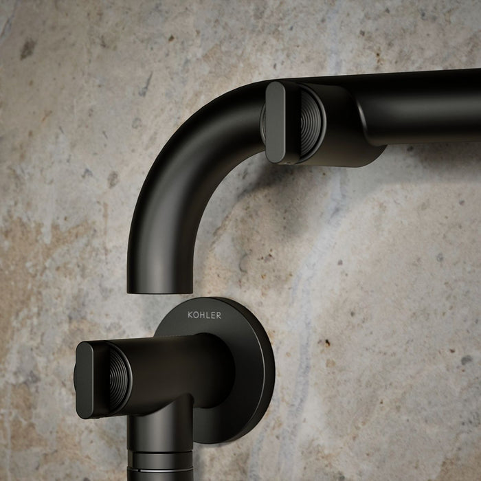 KOHLER K-28276 Components Wall-mount pot filler, matte black - view 5